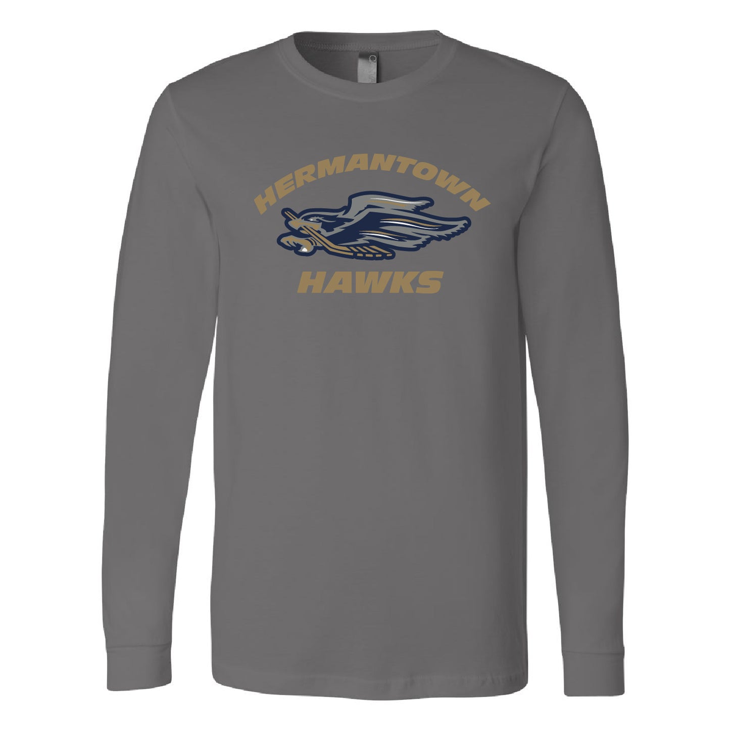 2023 Hermantown Hockey Jersey Long Sleeve Tee