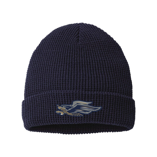 2023 Hermantown Hockey Hawk Waffle Beanie