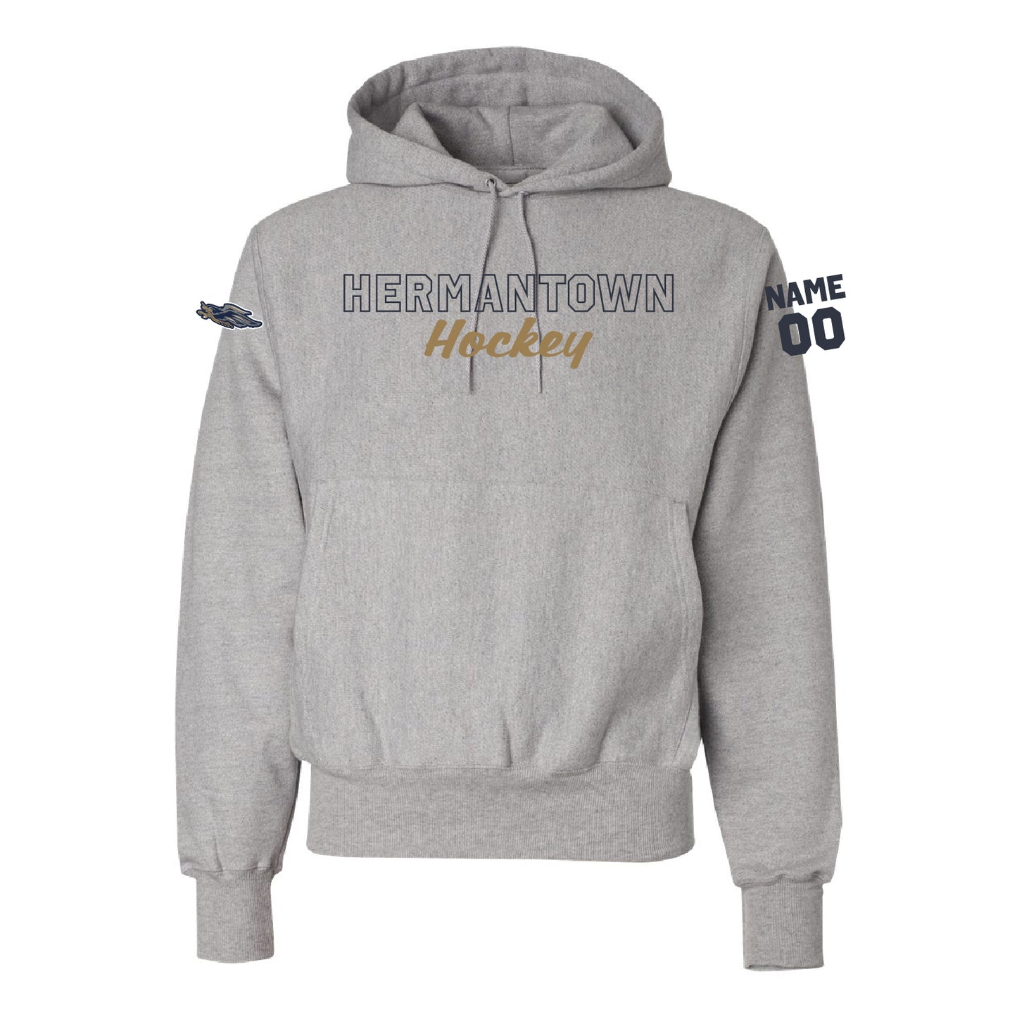 HAHA Script Champion - Reverse Weave® Hooded Sweatshirt