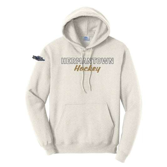 HAHA Script Core Fleece Pullover Hooded Sweatshirt