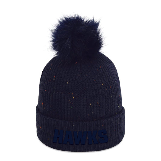 2023 Hermantown Hockey Montage Pom Beanie