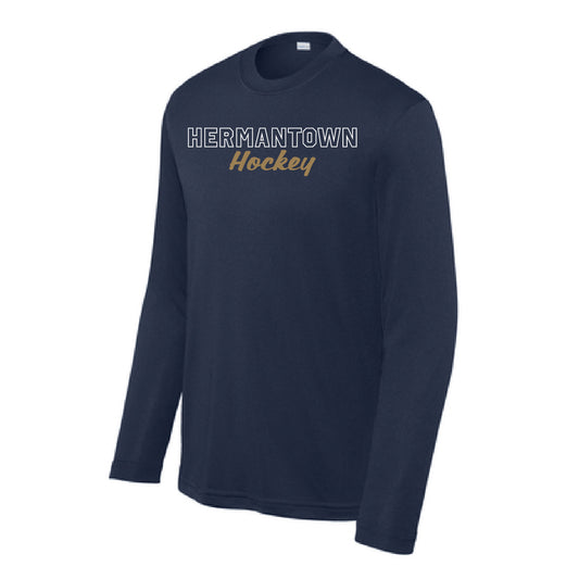 HAHA Script Youth Long Sleeve PosiCharge® Competitor™ Tee