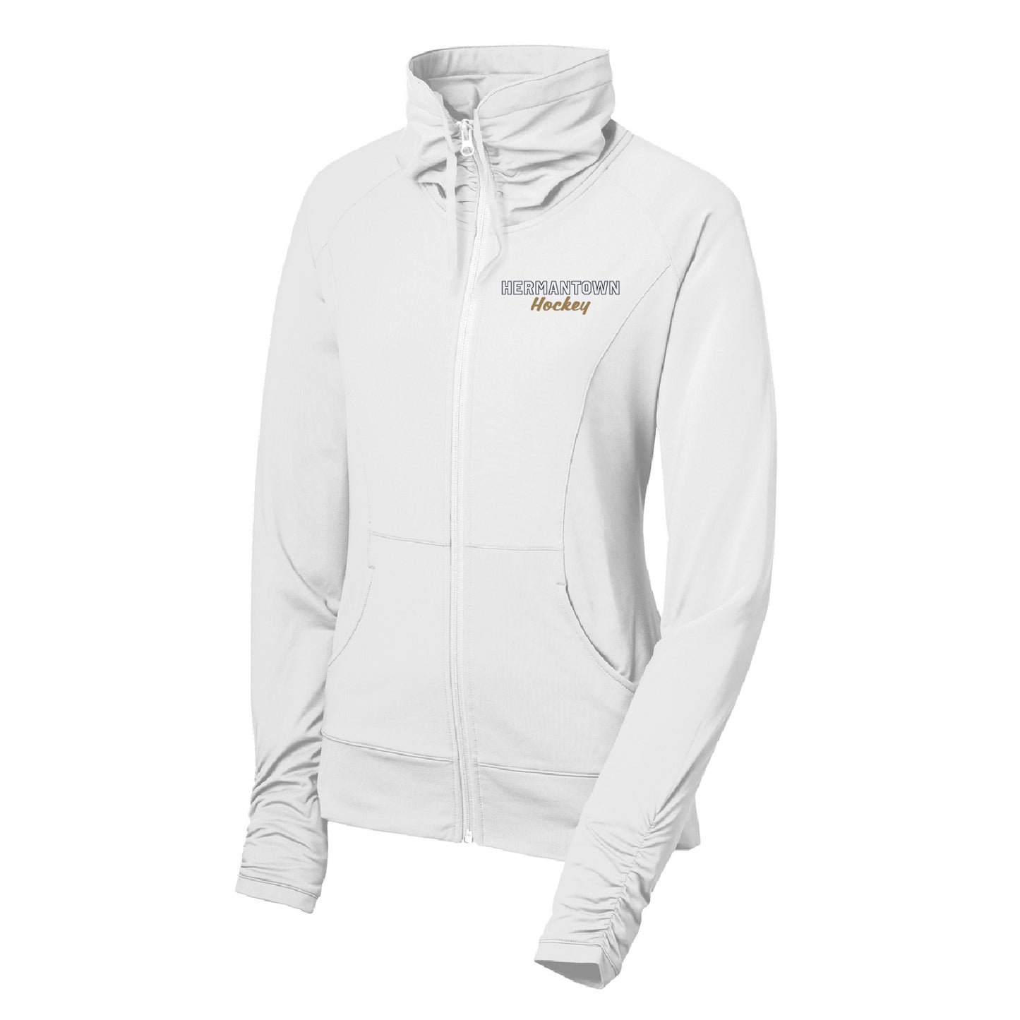 HAHA Script Women's Sport-Wick® Stretch Full-Zip Jacket