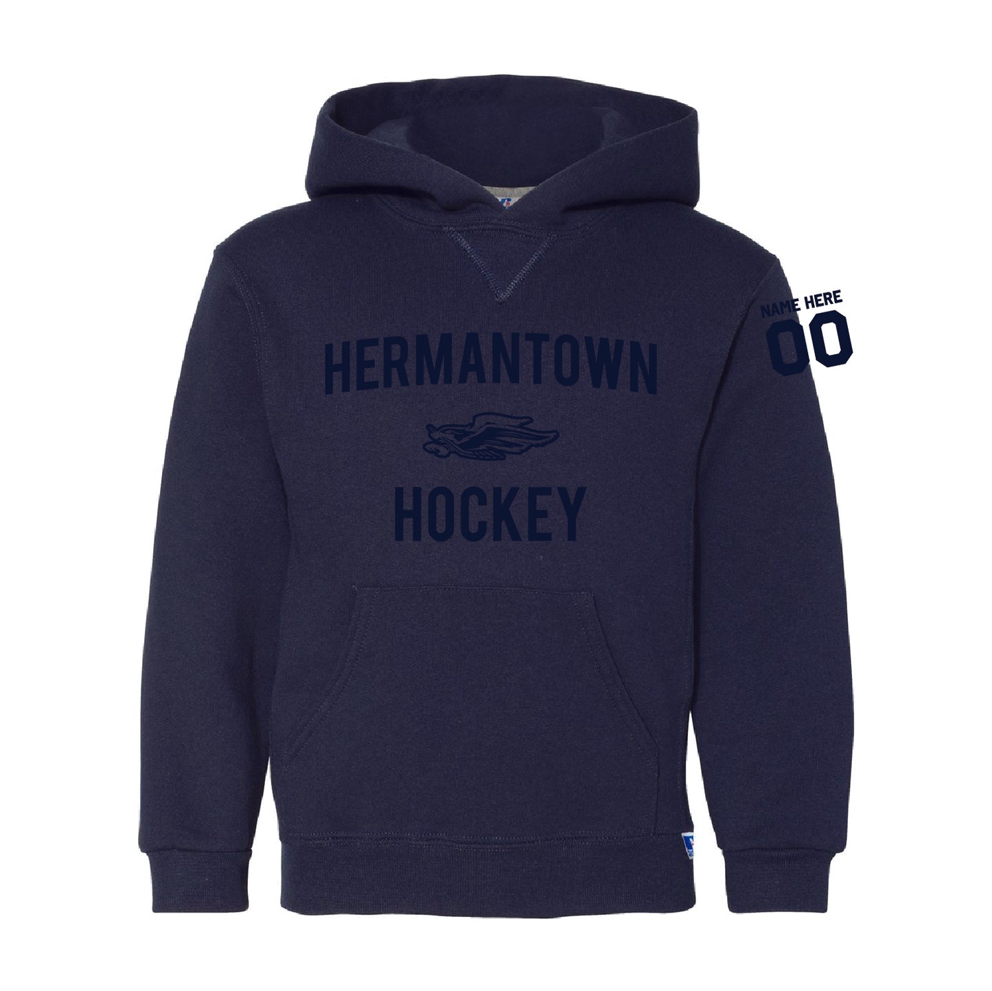 2023 Hermantown Hockey YOUTH Dri Power Hooded Sweatshirt