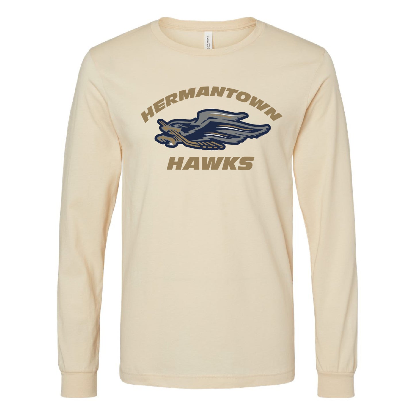 2023 Hermantown Hockey Jersey Long Sleeve Tee