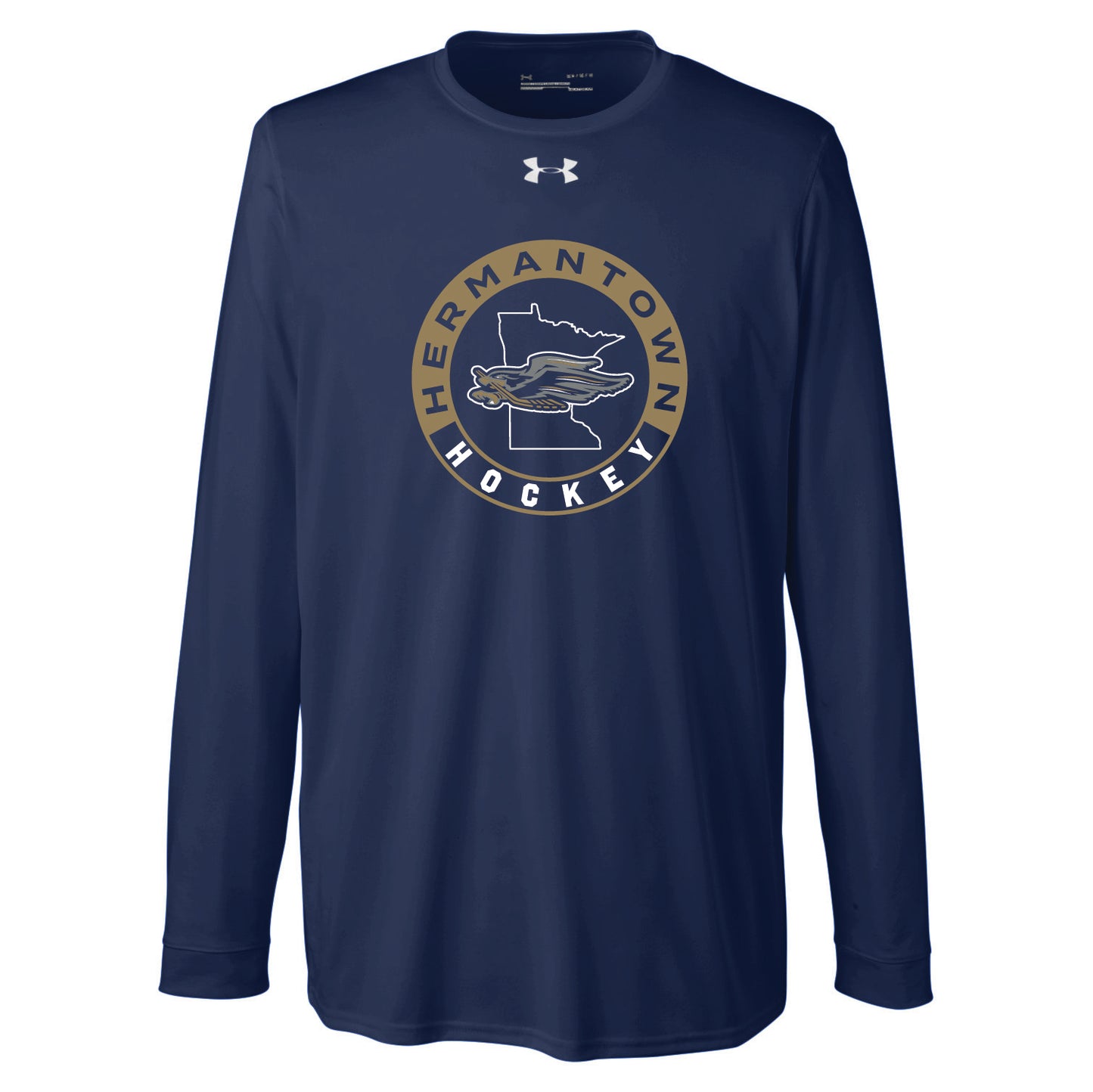 BLC Hermantown Hockey Under Armour Men's Long-Sleeve Locker Tee 2.0