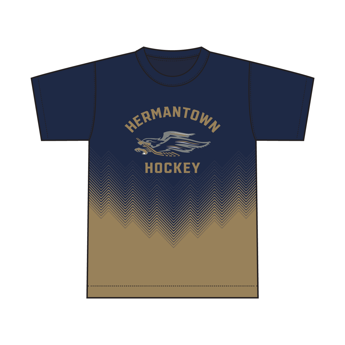 Fully Sublimated Fade Unisex Short Sleeve Shirt