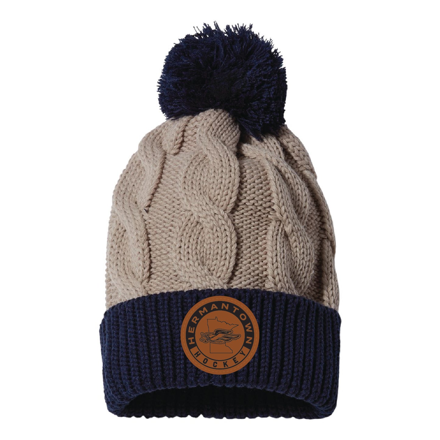 BLC Hermantown Chunk Twist Cuffed Beanie
