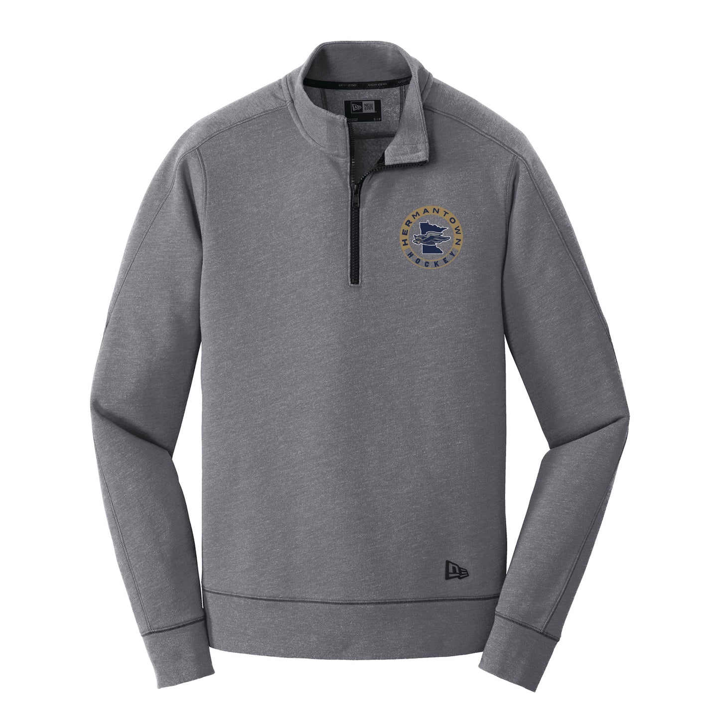 BLC Hermantown Hockey Tri-Blend Fleece 1/4-Zip Pullover