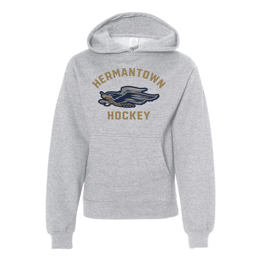 BLC Hermantown Hockey Youth Midweight Hooded Sweatshirt