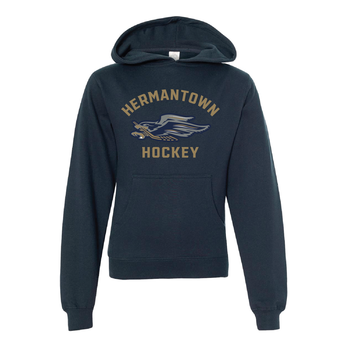 BLC Hermantown Hockey Youth Midweight Hooded Sweatshirt