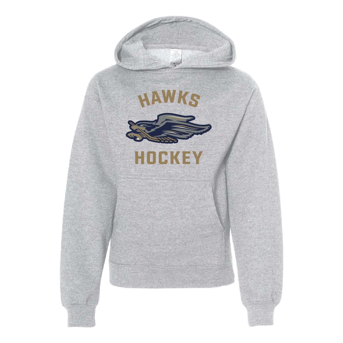 BLC Hawks Hockey Youth Midweight Hooded Sweatshirt