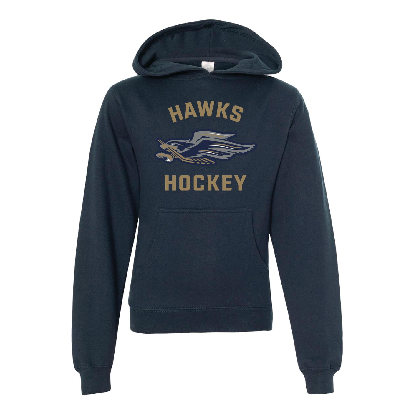 BLC Hawks Hockey Youth Midweight Hooded Sweatshirt