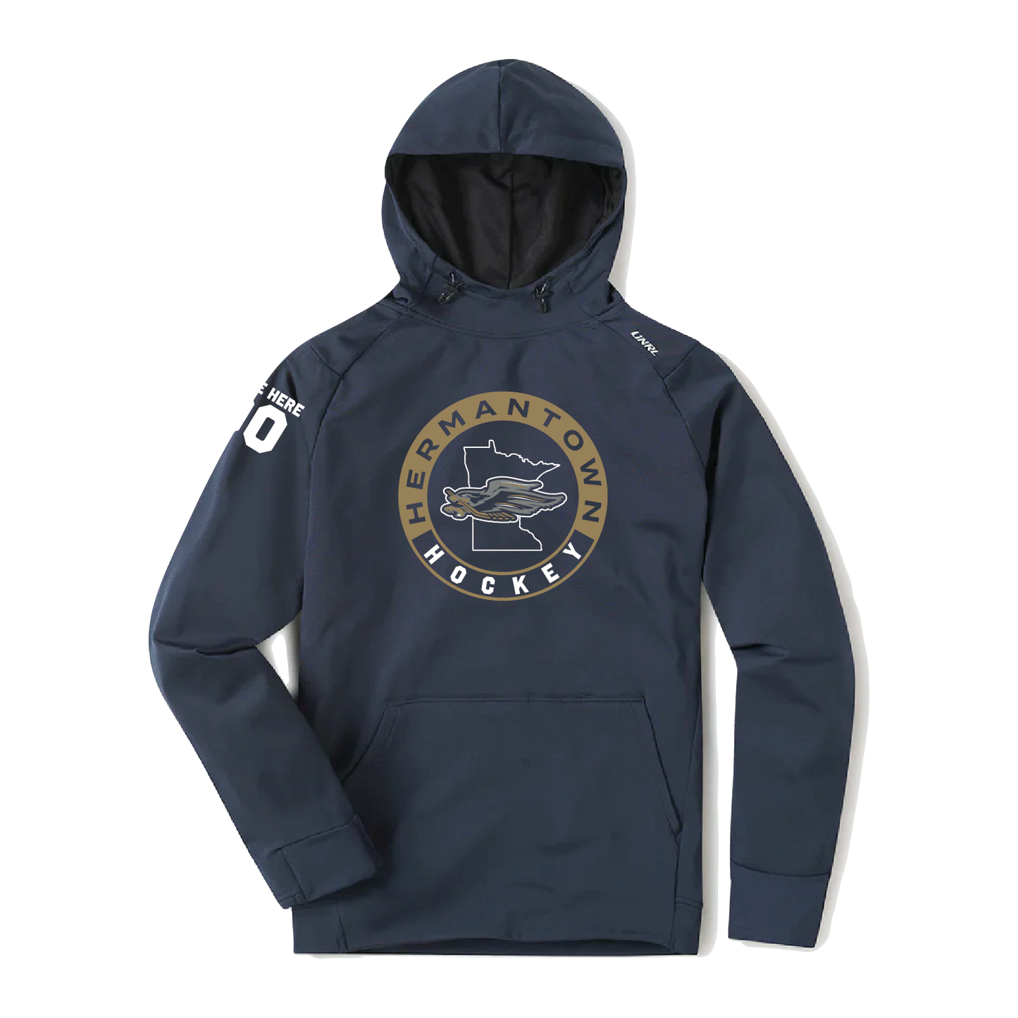Bantam Hermantown Hockey UNRL Crossover Hoodie II